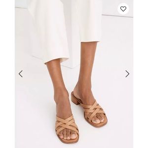Madewell The Melanie Mule Sandal Vachetta Leather